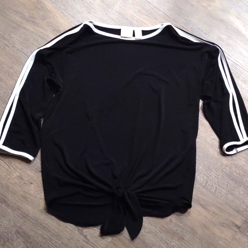 Chico's black blouse